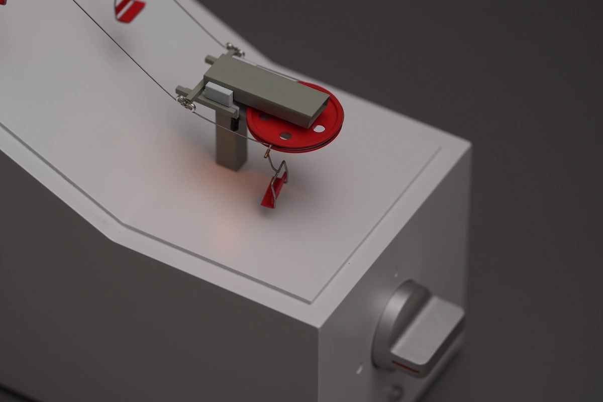 スキーリフトのミニチュアアート『CL-1』　起点停留場の詳細